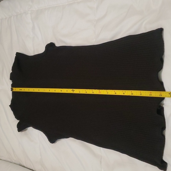 Rachel Zoe black mock tank turtleneck S - Picture 10 of 11